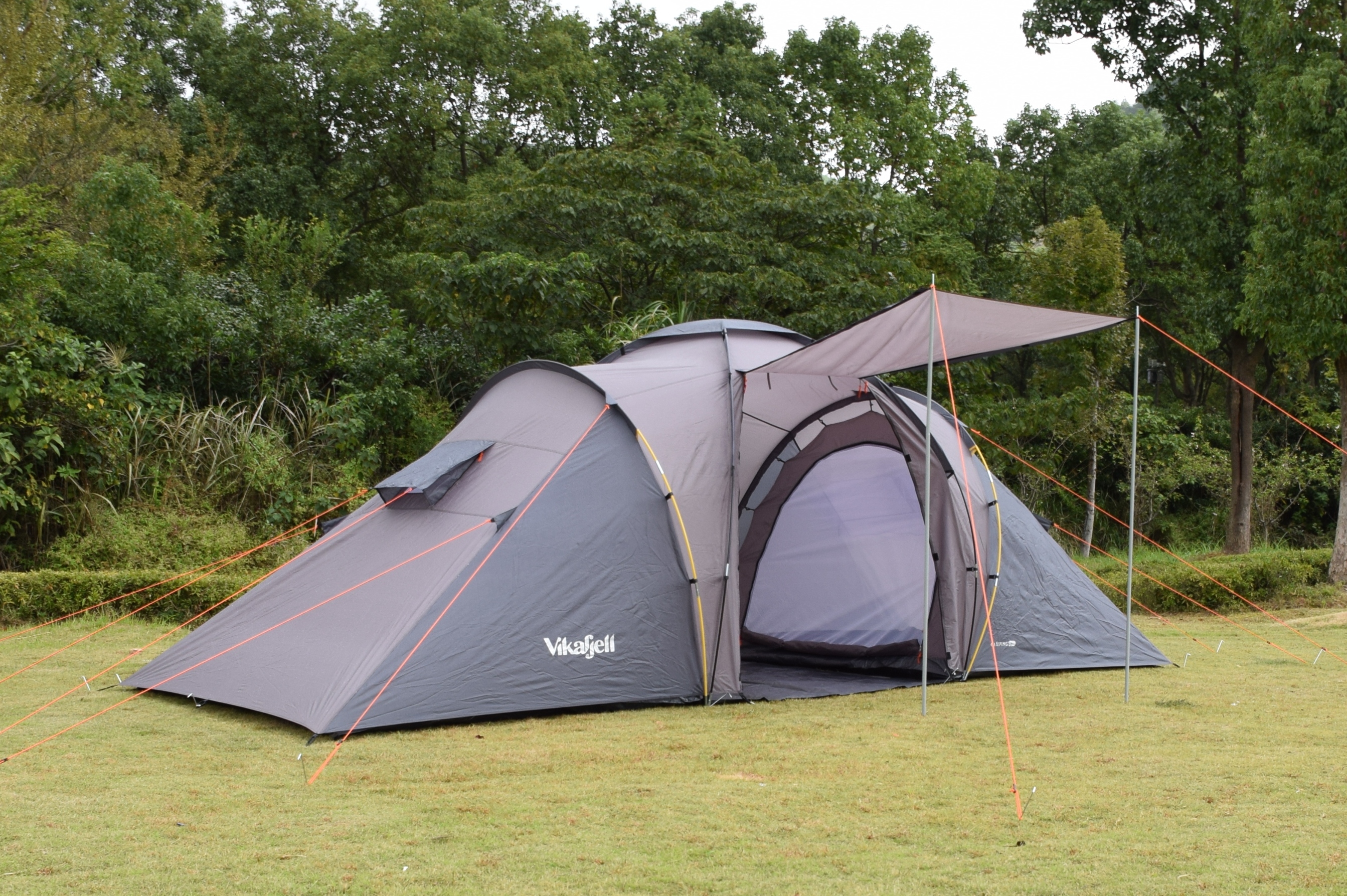 Family Camping Tent with two sleeping rooms